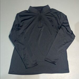 MAGCOMSEN Mens Navy Blue Quarter Zip Pullover